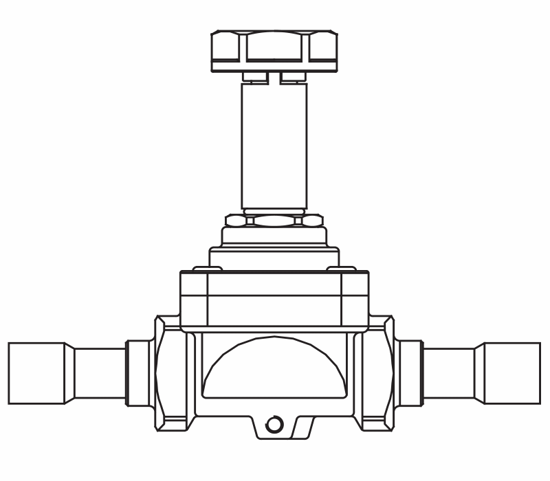 常開電磁閥1148/4S,內連焊接接頭,活塞先導式