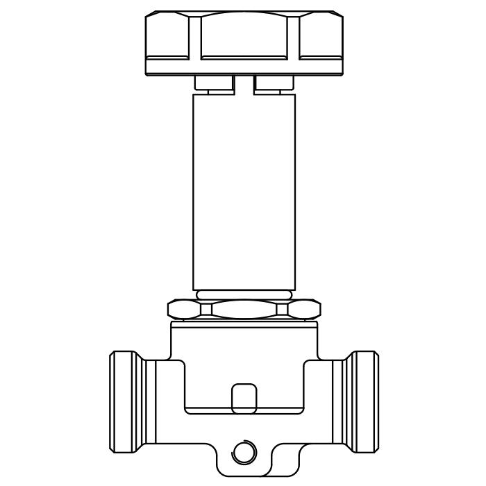 常閉工業用電磁閥1512/01S,FPT內螺紋直接頭