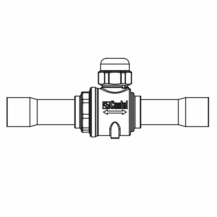 球閥6570/M15,ODS銅管內連接焊接接頭